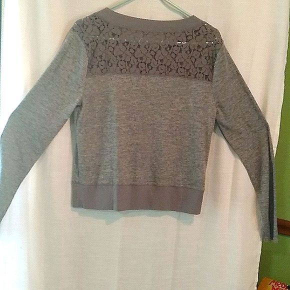 Princess Vera way XL polyester rayon Gray Crystal buttons down the front sweater - Picture 4 of 7
